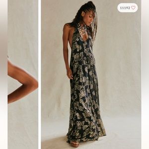 Free People "holding on convertible maxi dress"